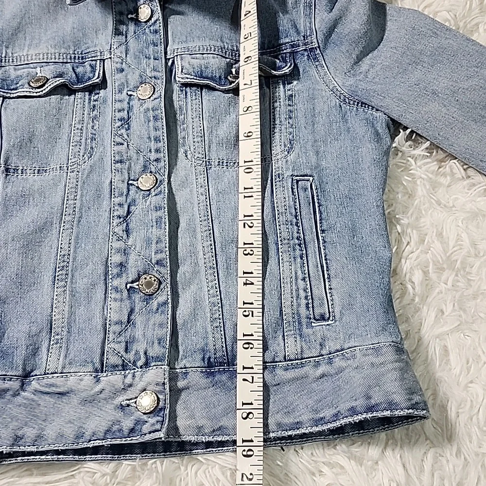 Free People Light Blue Denim Jacket - Picture 4 of 8
